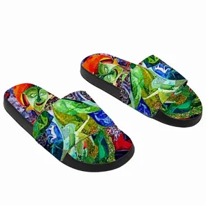 Men Frida Green Slip On Slippers