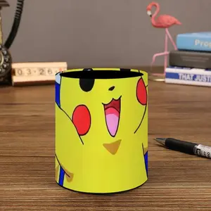 Pokemon Go - Pikachu Paint Street Art Cartoons Comics Fantasy Japan Pen Holder (Round)