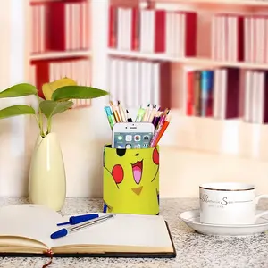 Pokemon Go - Pikachu Paint Street Art Cartoons Comics Fantasy Japan Pen Holder (Round)