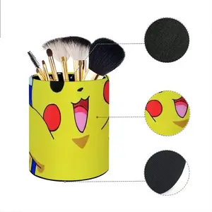 Pokemon Go - Pikachu Paint Street Art Cartoons Comics Fantasy Japan Pen Holder (Round)