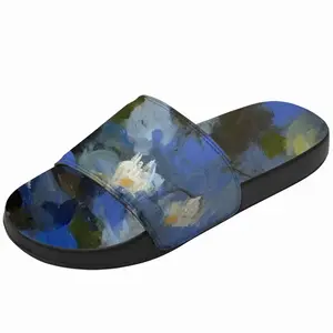 Men Water Lilies Slip On Slippers