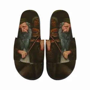 Men Jewish Cart Slip On Slippers