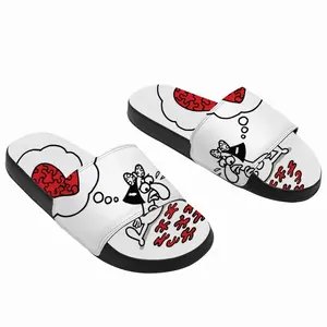 Men Love Puzzle Slip On Slippers