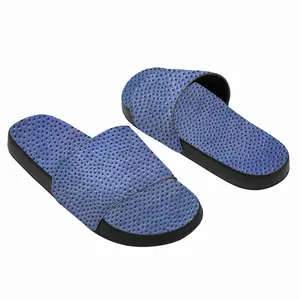 Men Blue-Purple Slip On Slippers