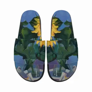 Men Sunflowers Slip On Slippers