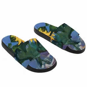 Men Sunflowers Slip On Slippers