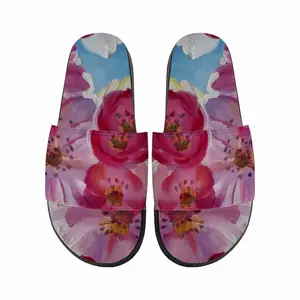 Men Sakura Cherry Blossoms Slip On Slippers