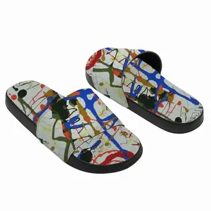 Men Chatting For Fun Slip On Slippers