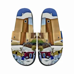 Men Santorini Oia Maisonette Slip On Slippers