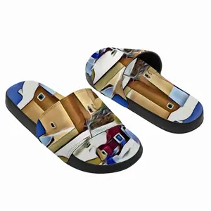 Men Santorini Oia Maisonette Slip On Slippers