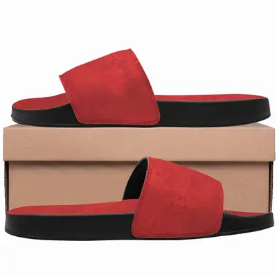 Men Statement In Red Slip On Slippers