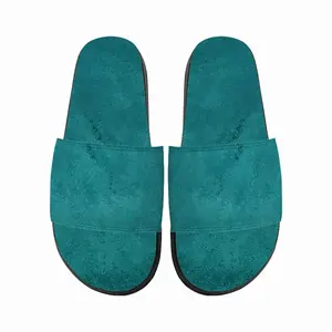 Men Caribbean Blue Slip On Slippers