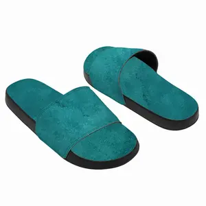 Men Caribbean Blue Slip On Slippers