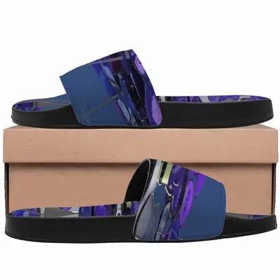 Men A Cool Vista Of Blue And Purple (2014) Slip On Slippers