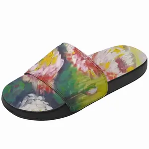 Men Beautiful Flowers Slip On Slippers