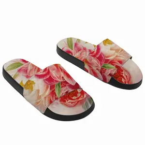 Men Peonies Mood Slip On Slippers