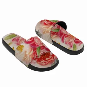 Men Peonies Mood Slip On Slippers