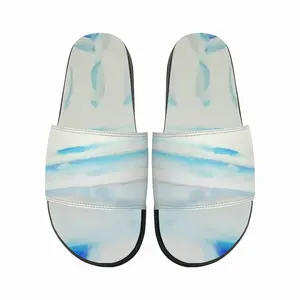 Men Blue House Slip On Slippers