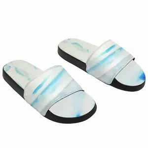 Men Blue House Slip On Slippers