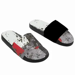 Men Gold Collage Slip On Slippers