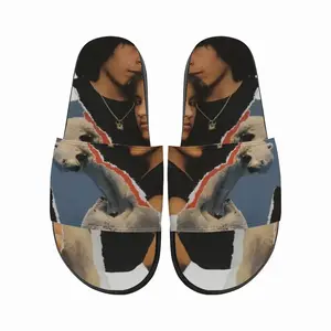 Men Happy Couple Slip On Slippers