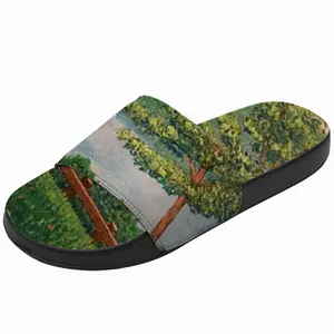 Men Sailboats And Park Slip On Slippers