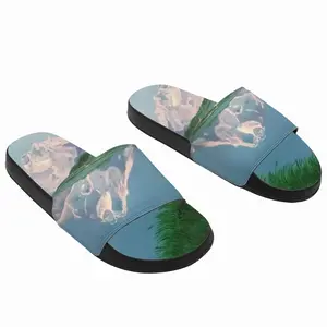 Men Mountain Landscape Slip On Slippers