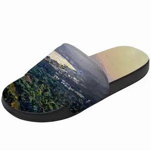 Men Sunset In Crete Greece Slip On Slippers