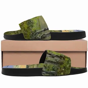 Men Birch Trees At Sunrise Slip On Slippers