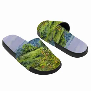 Men Rural Landscape Slip On Slippers