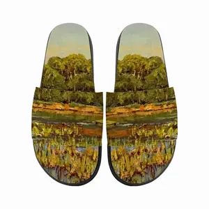 Men Overgrown Pond Slip On Slippers