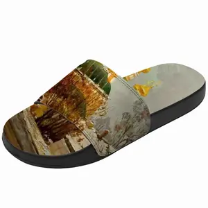 Men Russian Orthodox Church With Golden Domes Slip On Slippers