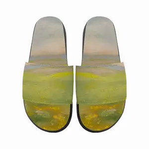 Men Flower Field Slip On Slippers