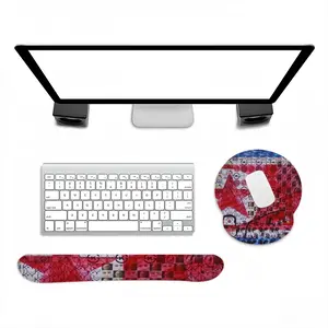 Da Worm And Nuke Kid On The Block Keyboard Mouse Pad (Wrist Rest)