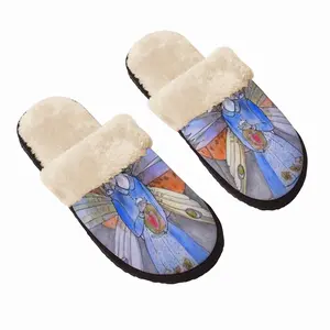 Men Heart Of Butterfly Fuzzy Slippers