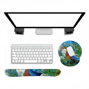 Angel Of Summer Keyboard Mouse Pad (Wrist Rest)