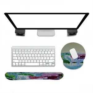 Water Falling Keyboard Mouse Pad (Wrist Rest)