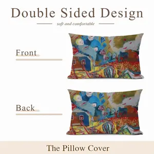 Sky Garden Polyester Pillow (Rectangle, Multi-Size)