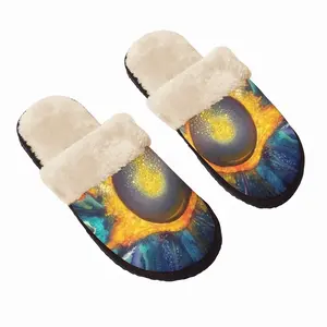 Men Hidden Universe Fuzzy Slippers