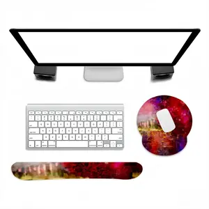 Bay Lights Keyboard Mouse Pad (Wrist Rest)