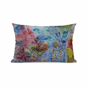 Song About The Angel Polyester Pillow (Rectangle, Multi-Size)