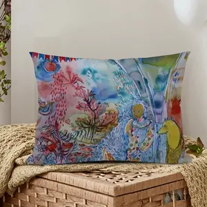 Song About The Angel Polyester Pillow (Rectangle, Multi-Size)