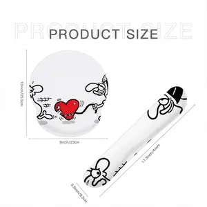 Impossible Love Keyboard Mouse Pad (Wrist Rest)