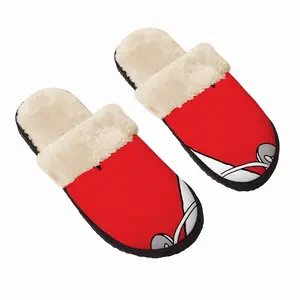 Men Love Kick Fuzzy Slippers