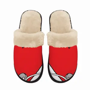 Men Love Kick Fuzzy Slippers