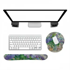 The Spring Flowers Keyboard Mouse Pad (Wrist Rest)