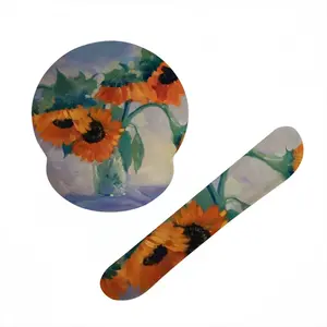 Sunflowers Keyboard Mouse Pad (Wrist Rest)