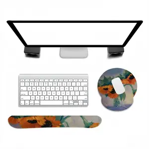 Sunflowers Keyboard Mouse Pad (Wrist Rest)