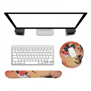 Bumblebees Keyboard Mouse Pad (Wrist Rest)