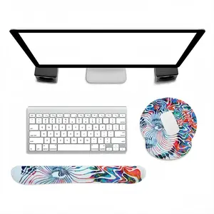 Audrey Hepburn Unique A Jamais Keyboard Mouse Pad (Wrist Rest)